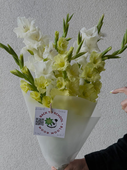 “Back to School” with 7 Gladioluses