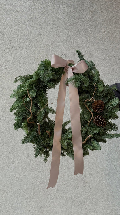 XL size Christmas Wreath with natural decorations