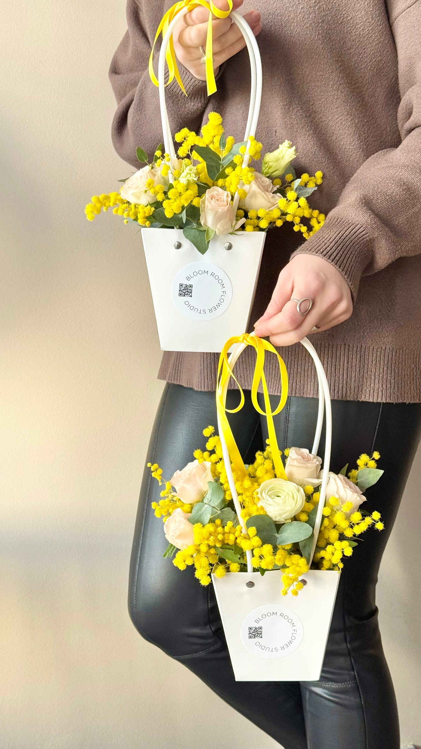 "Mimosa" Flower Bag