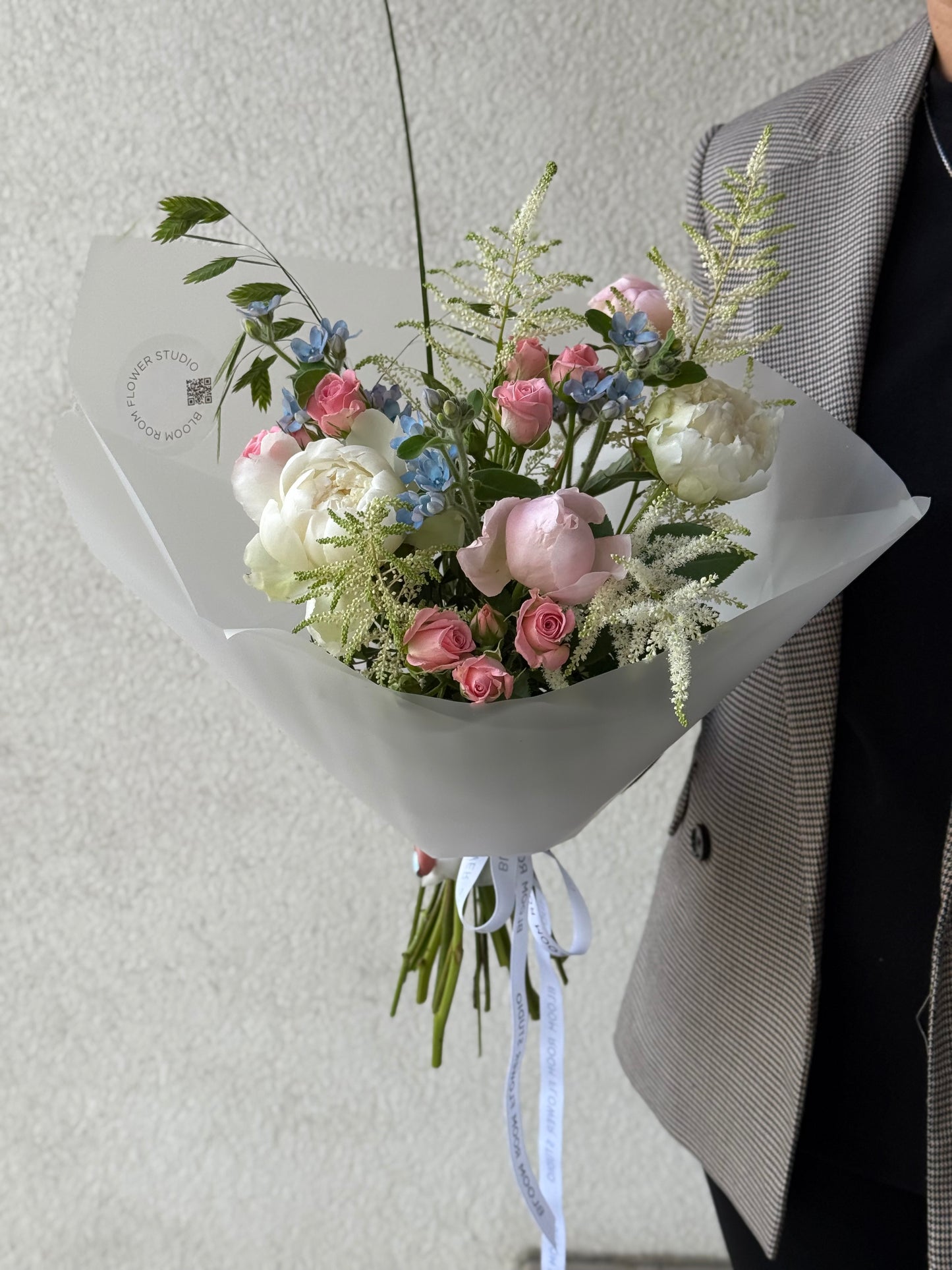 "Peony Drama" Art  bouquet