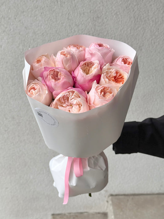 9 Pink Garden Roses