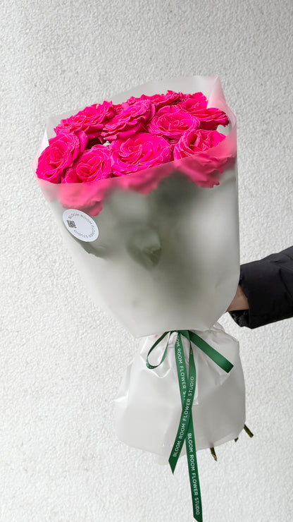 11 Pink Equador Roses