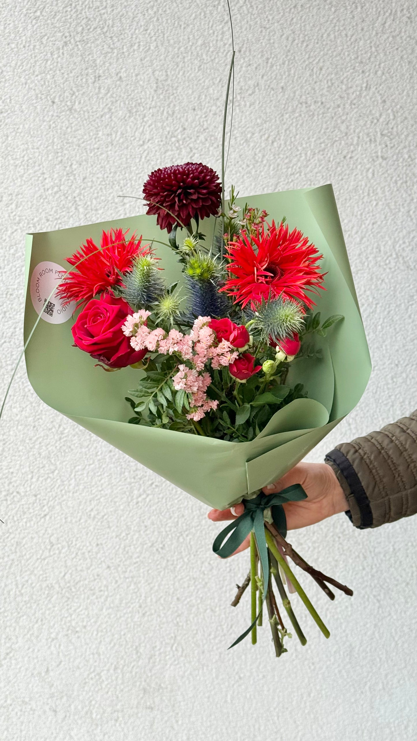 "Kiss me!" Art bouquet