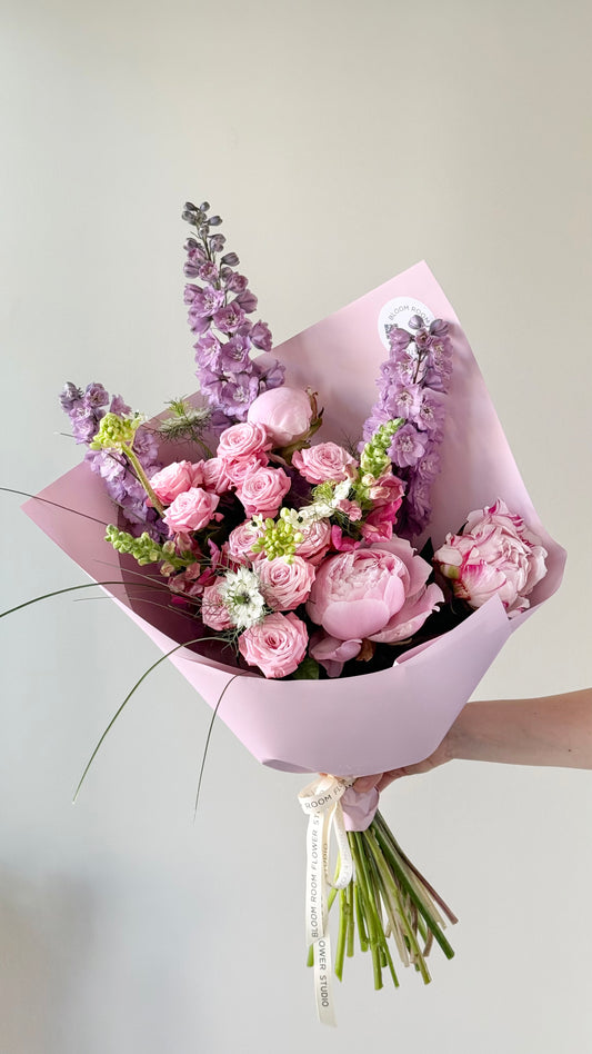 "Pink Birkin" Grand Bouquet – BloomRoom.ee, fresh flowers in Tallinn