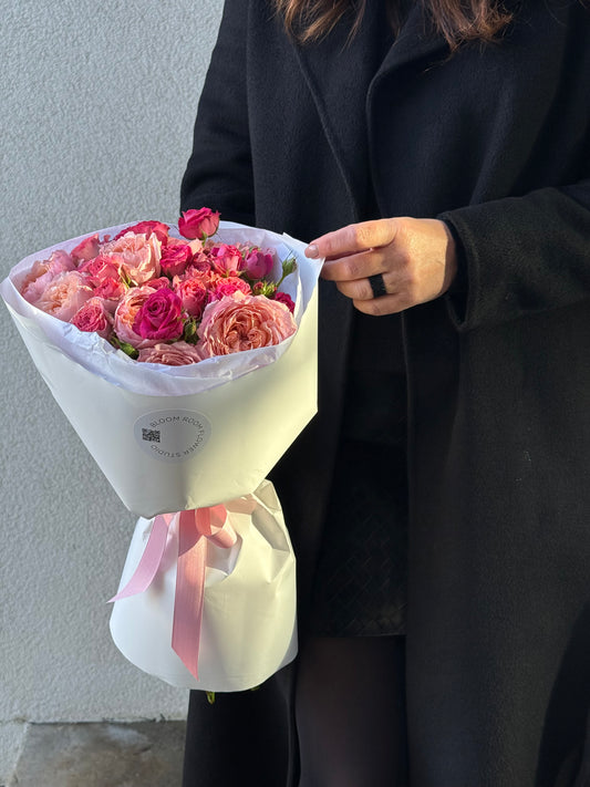 "Pink Drama"  Art Bouquet