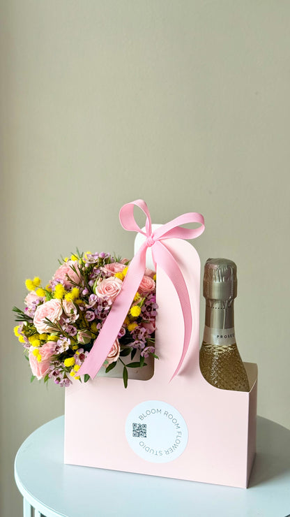 Set of Mini Prosecco  with Mini Flower cocktail