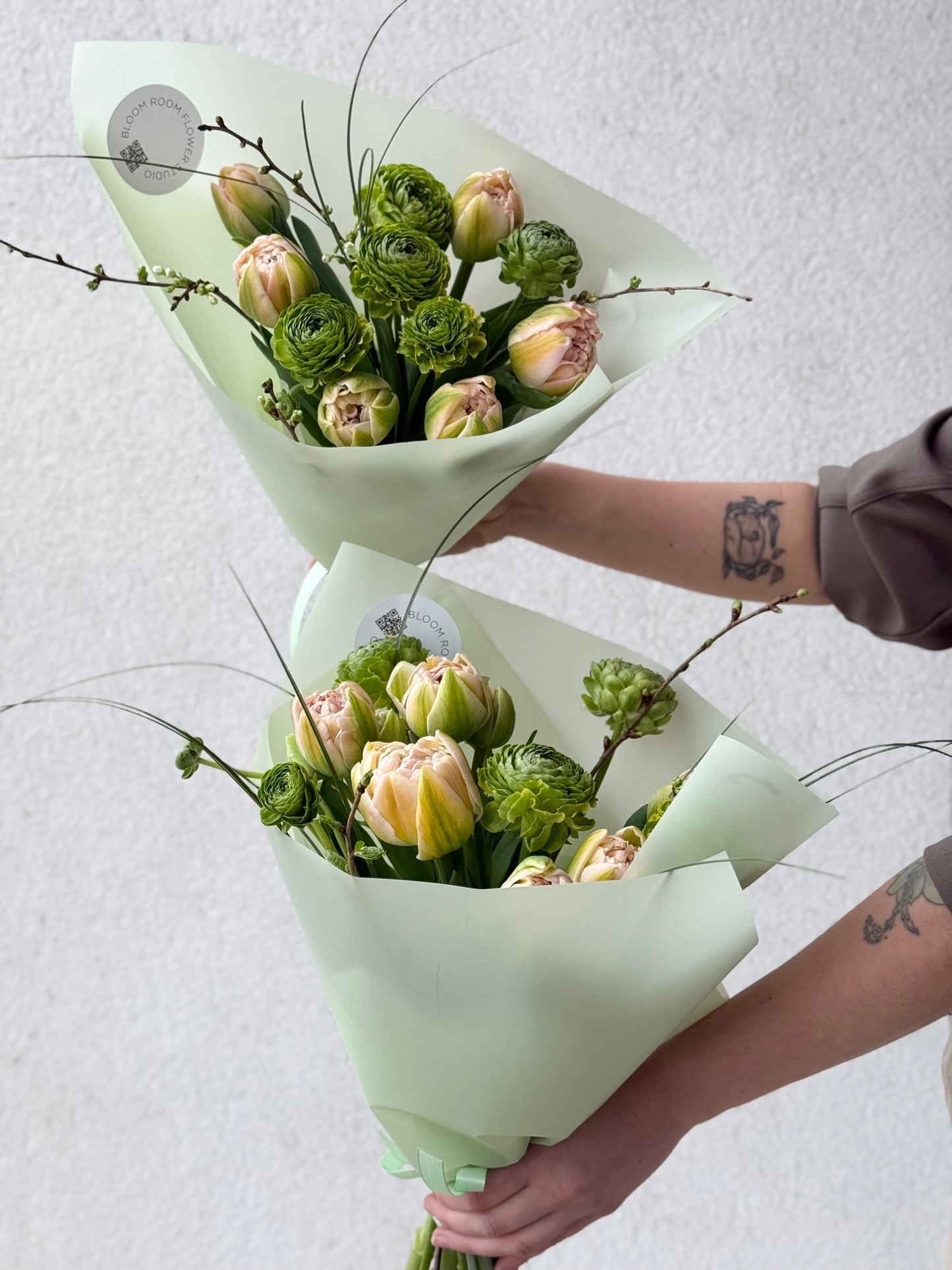 "Strawberry Mojito" Art Bouquet