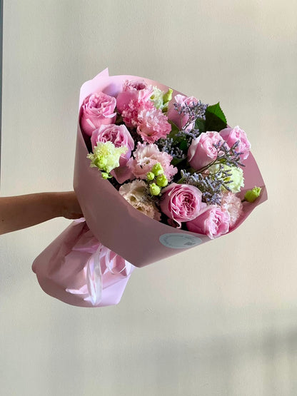 “Pink mosse”  Art Bouquet