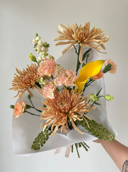 “Morning Coffee” Bouquet – BloomRoom.ee, fresh flowers in Tallinn