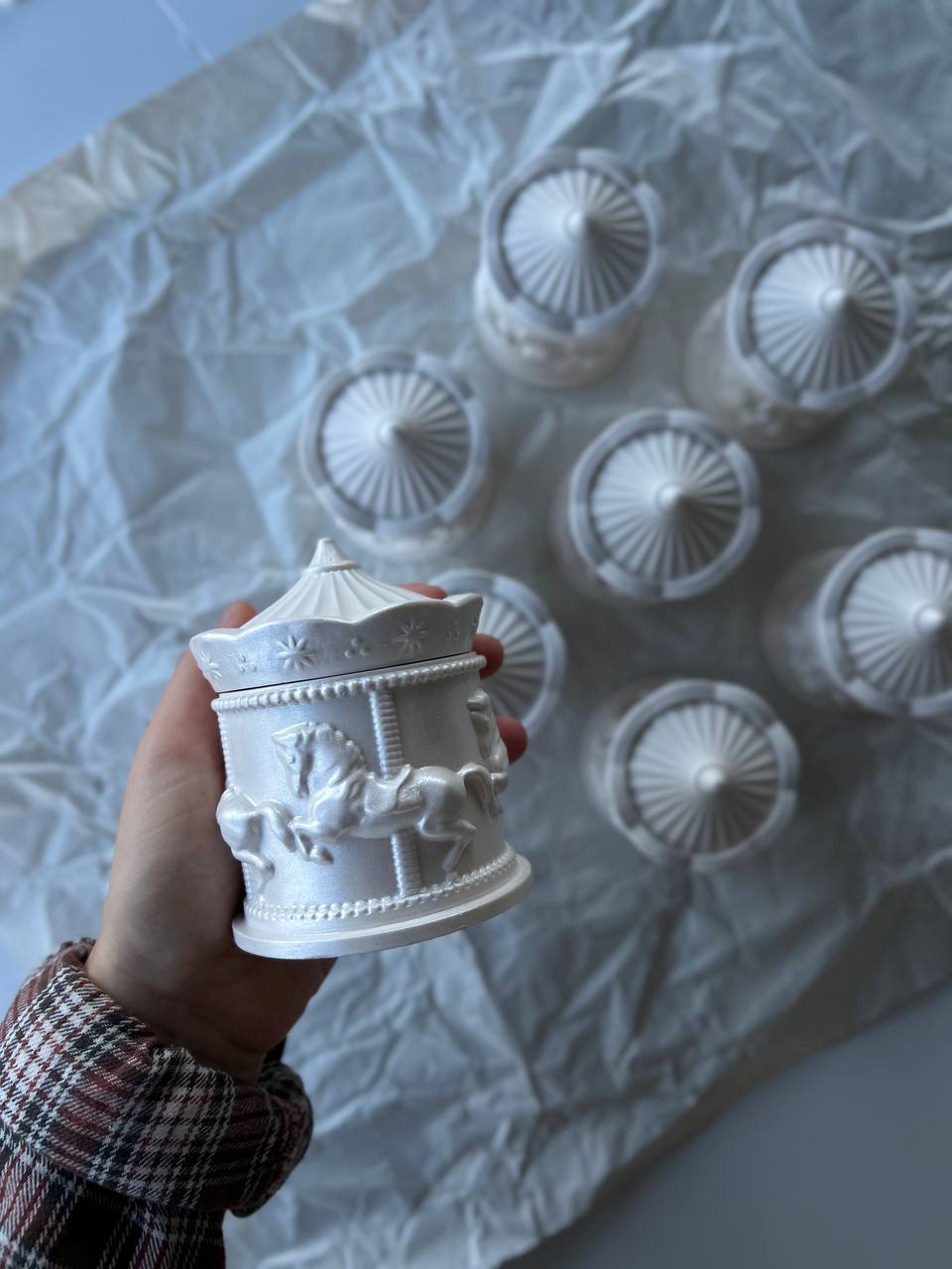 Handmade “Carousel” candles