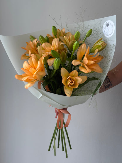 Sunset Lilies
