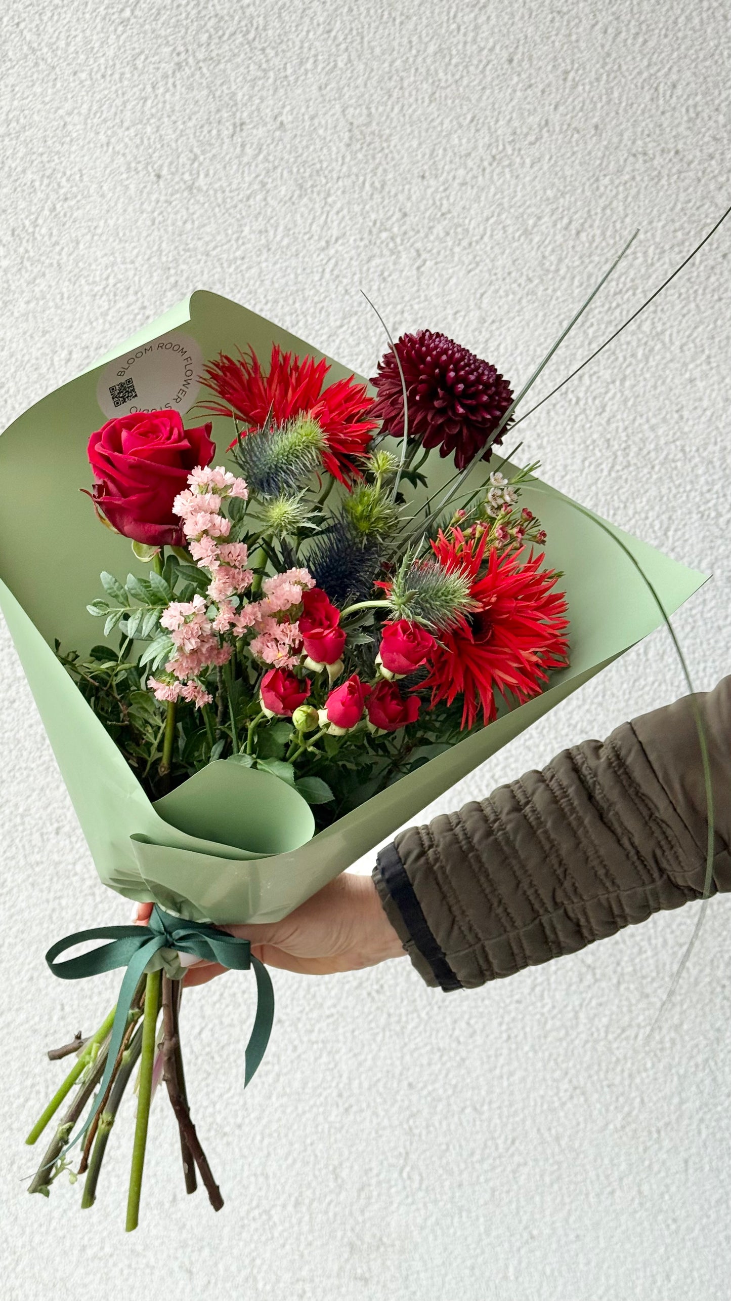 "Kiss me!" Art bouquet