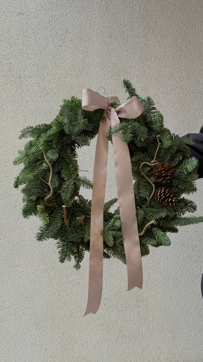 XL size Christmas Wreath with natural decorations
