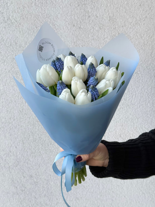 “Ice cream” Midi Bouquet – BloomRoom.ee, fresh flowers in Tallinn