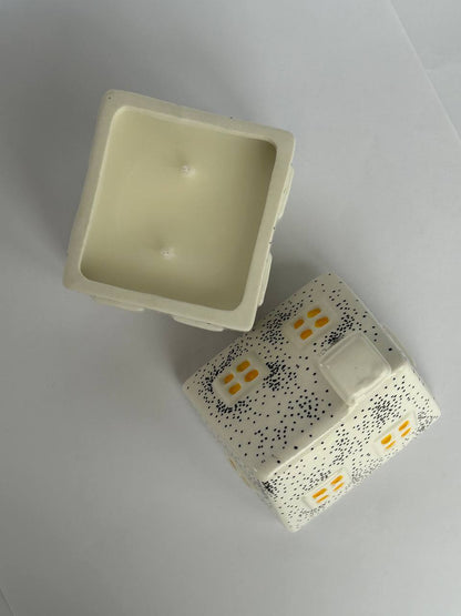 Handmade “ Gingerbread House” candles