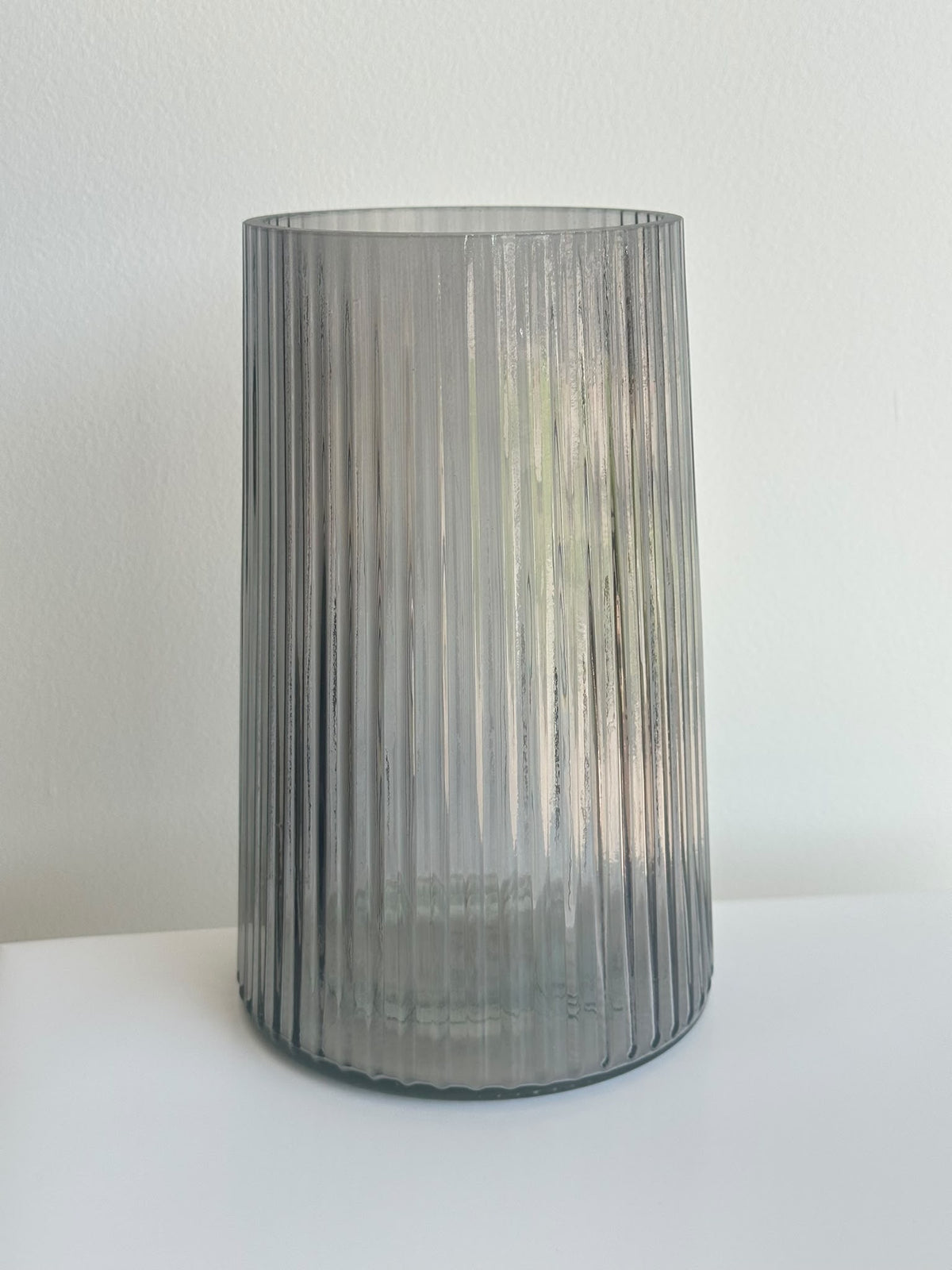 Conic Vase - grey