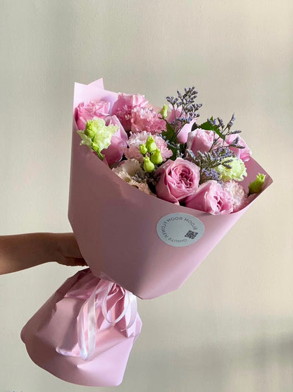 “Pink mosse”  Art Bouquet
