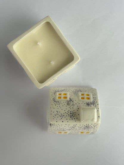 Handmade “ Gingerbread House” candles