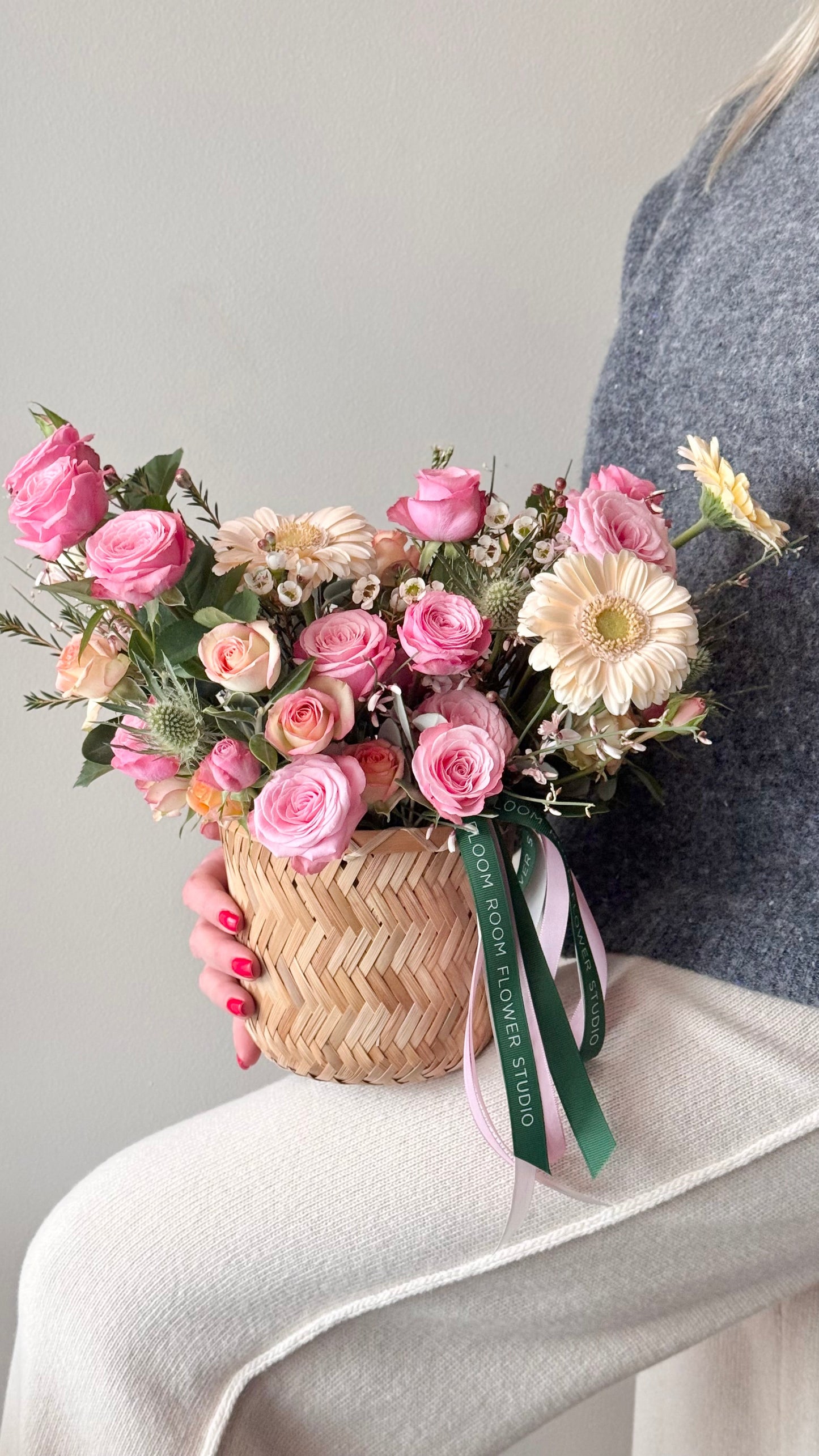 "Pink Mood" Grand Basket