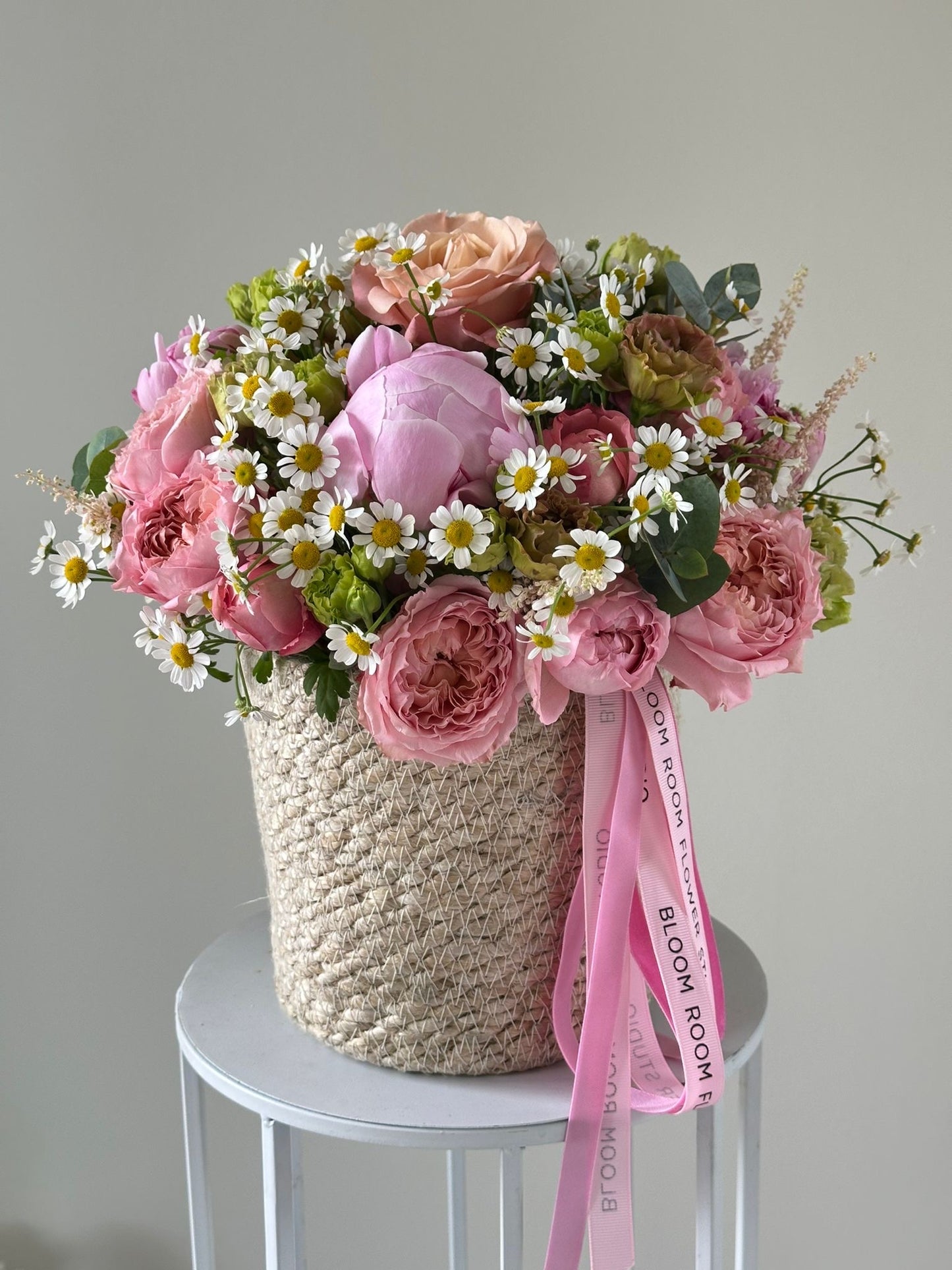 Summer Mix in a Flower Basket