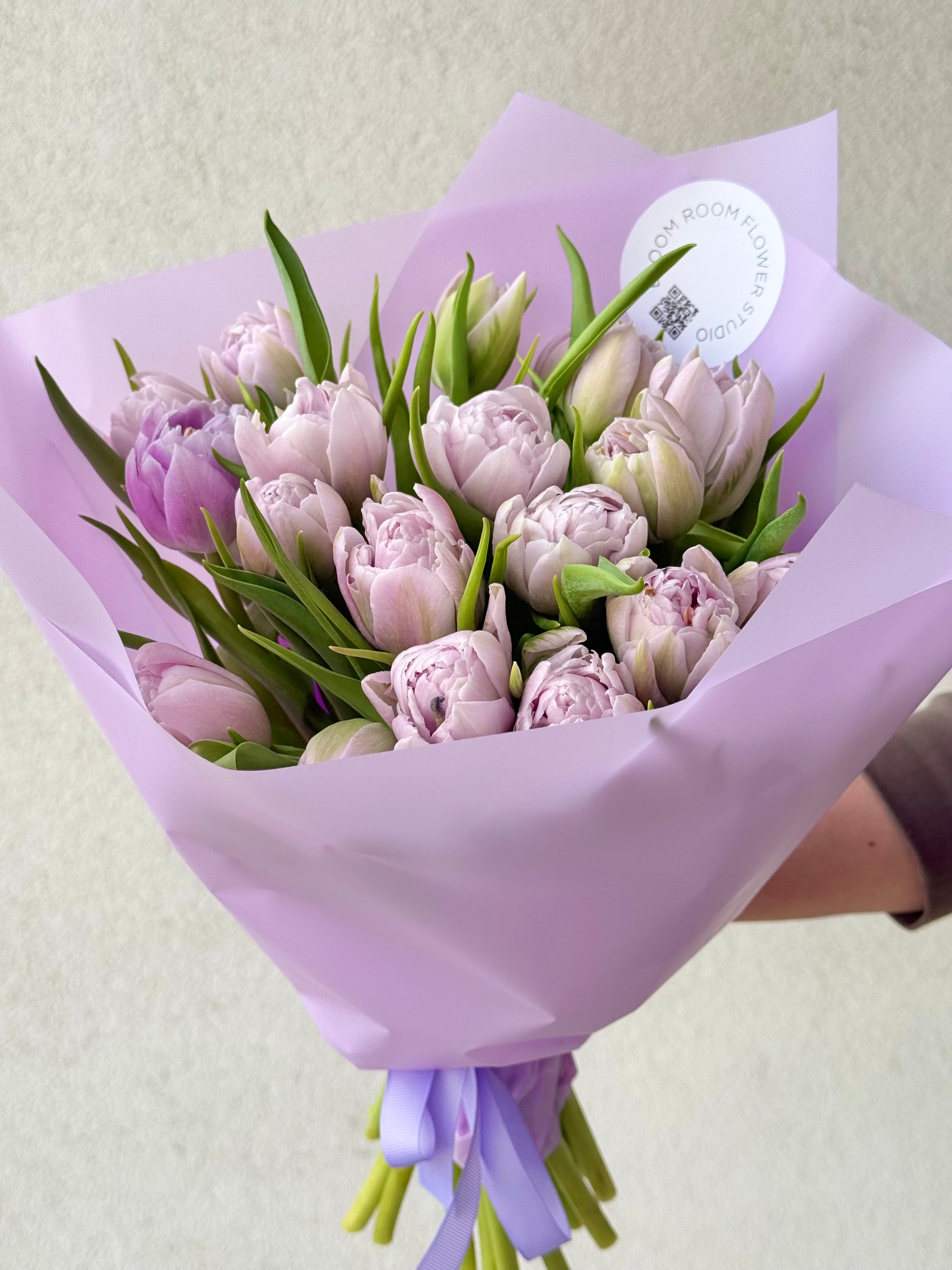 21 Püsilille Peoni Lilac Tulbid lillekimbu | 21 Пионы Лиловых Тюльпанов букет | 21 Peony Lilac Tulips bouquet