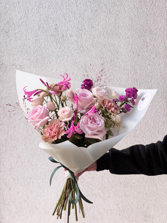 "Pink  mood" Art  Bouquet