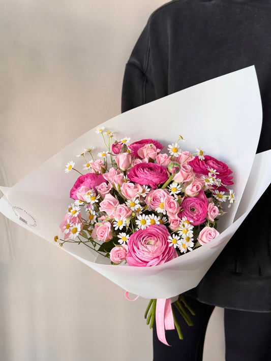 "Pink Party" Art Bouquet