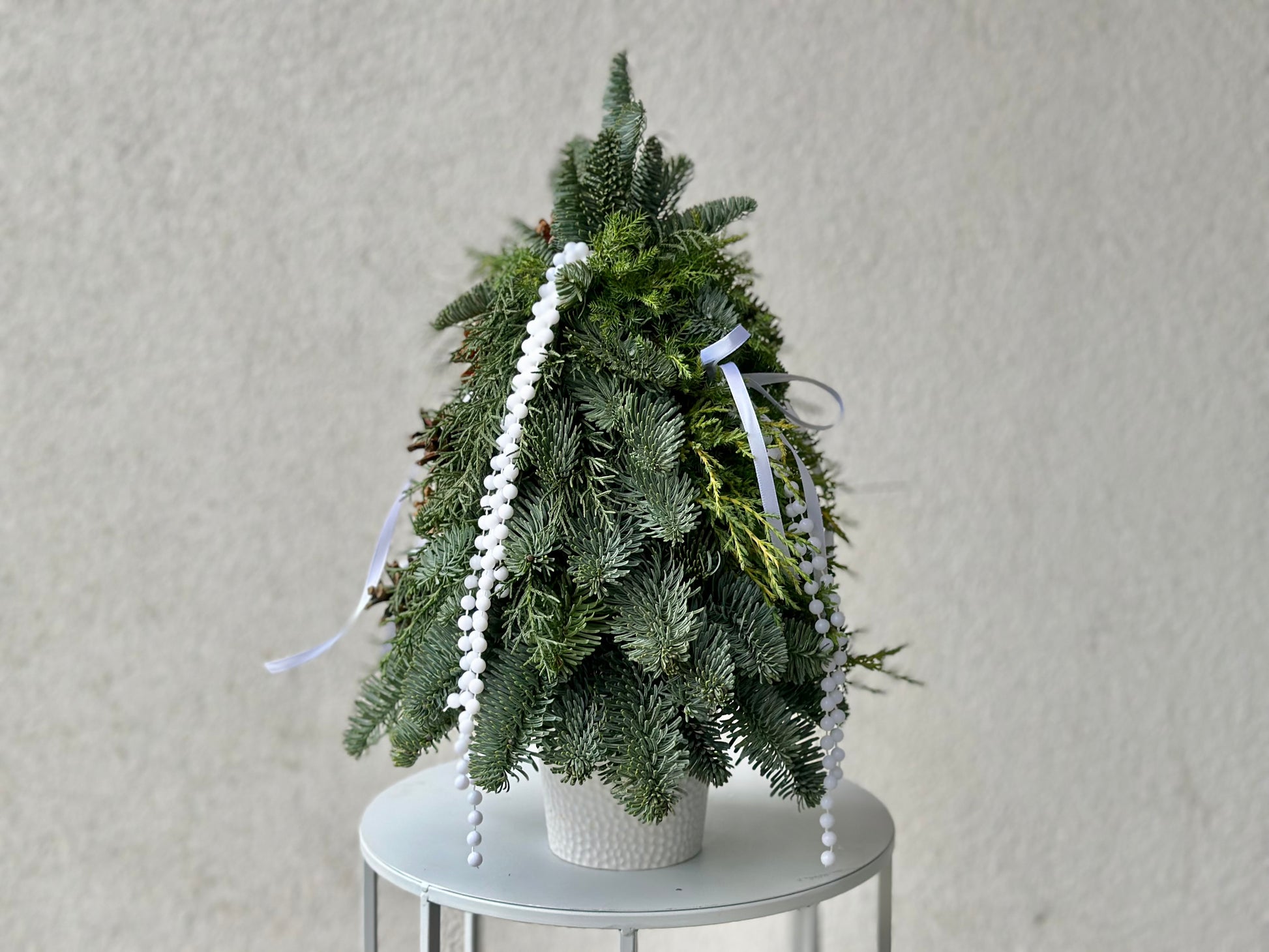 Käsitehtud valge jõulupuu | Ручная работа белая рождественская елка | Handmade white Christmas tree