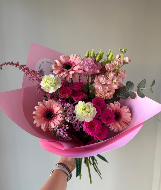 "Pink mood" Art Bouquet – BloomRoom.ee, värsked lilled Tallinnas