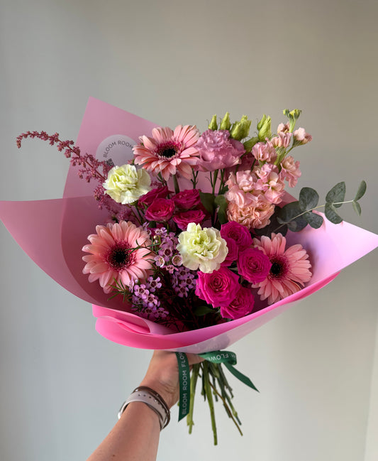 "Pink mood" Art Bouquet – BloomRoom.ee, värsked lilled Tallinnas