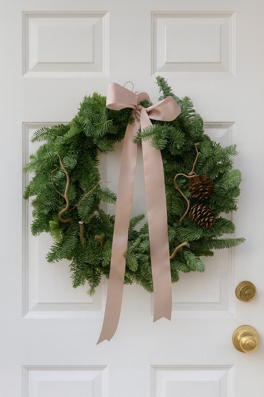 XL size Christmas Wreath with natural decorations – BloomRoom.ee, värsked lilled Tallinnas