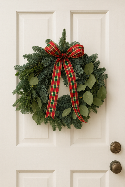 Christmas Wreath with eucalyptus