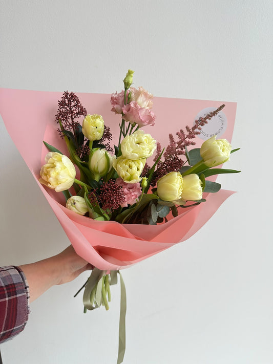 Арт-букет «Gentle Blush» – BloomRoom.ee, свежие цветы в Таллине
