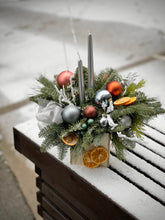 Load image into Gallery viewer, Christmas decor with candles
